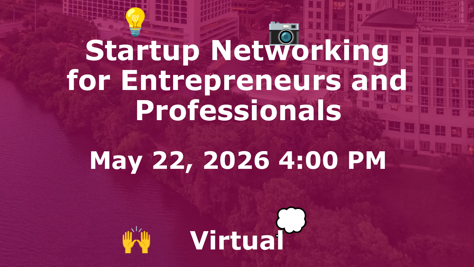 Startup Networking for Entrepreneurs and Professionals event image